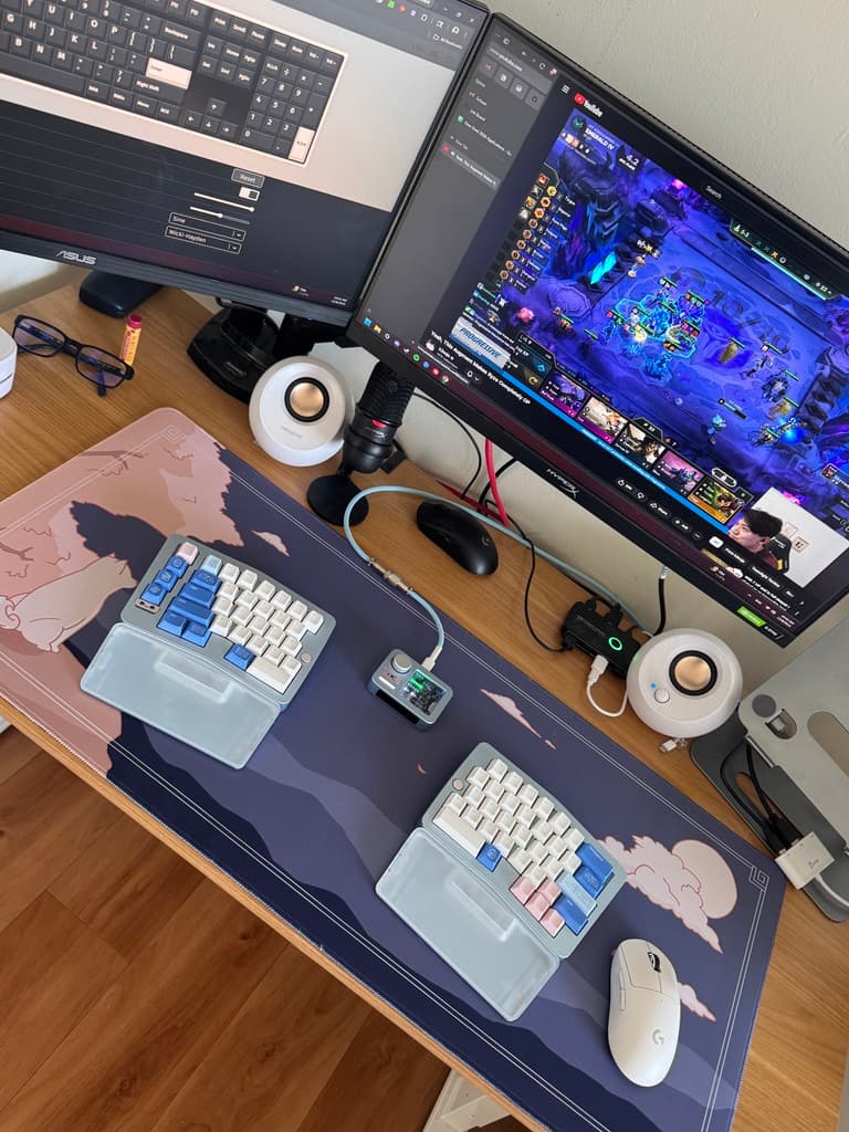 QK Alice Duo keyboard